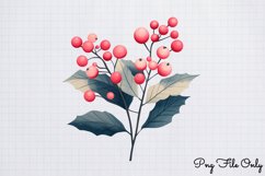 88. Retro Pink Christmas Sublimation Clipart Bundle PNG Product Image 19