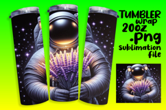 Beautiful Gift: 20oz Tumbler Wrap , Astronaut Product Image 1