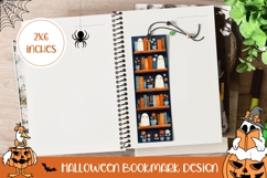 Halloween Books Bookmark Design, Halloween Ghost Bookmark Product Image 1