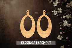 24 Earrings Laser Cut Template SVG File Product Image 19