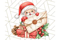 Vintage Christmas Clipart PNG, Cute Animals Holiday Elements Product Image 2