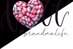 Valentine's Day Knitting Printable Art for Grandmas Product Image 4