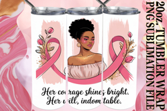 Radiant Adventures 20oz tumbler wrap, Cancer Product Image 1