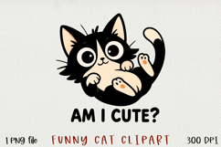 Cute &amp; Funny Cat BUNDLE, PNG. Product Image 15