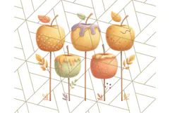 Woodland Apple Orchard Festival PNG Fall Clipart Product Image 2