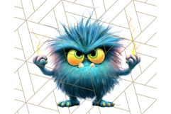 Quirky Monster Clipart PNG, Funny Spooky Creatures Product Image 2