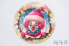 3D Pink Christmas Ornament Break clipart png Product Image 1