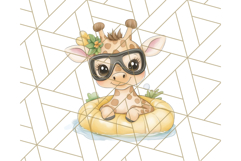 Safari Baby Animal Clipart PNG, Jungle Outfits Baby Animals Product Image 2