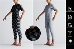 Female T-shirt Mockup Product Image 14