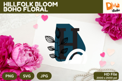 Hillfolk Bloom Boho Floral Monogram Product Image 1