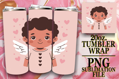 RADIANT SMILES 20oz TUMBLER WRAP, Cupid Product Image 1