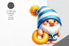 Summer clipart, Gnome clipart, Holiday clipart Product Image 1