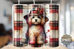 Dog Tumbler Sublimation - 20 Oz Skinny Tumbler Product Image 1