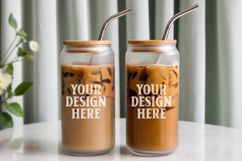 16oz Libbey Can Glass Mockup , libbey glass mockup, beer can Product Image 1