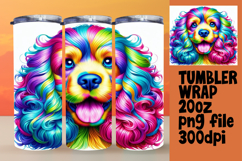 ELEGANT 20oz Sublimation Tumbler Wrap , Dog Product Image 1