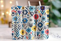 Flowers Tumbler Wrap | Sublimation | Tumblers Product Image 1
