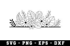 Wildflowers Svg Design | Svg Files for Cricut Product Image 1
