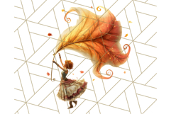 Autumn Circus Performers Clipart Vintage Characters PNG Product Image 2