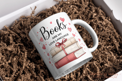 Books Are My Love Language PNG | Book Lover Digital Download Product Image 4