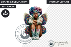 Steampunk Rococo Fairy Clipart, Ornate Clockwork Fae Graphic Product Image 1