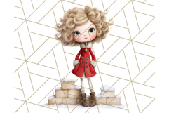 Cozy Christmas Clipart, Santa and Friends PNG Graphics Product Image 2