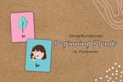 Beginning Blends Educational Flashcards Product Image 2