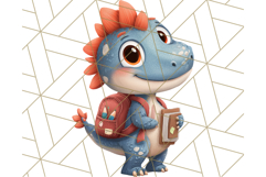 Dinosaur Costume Clipart, Cute Dinos in Halloween Outfits Product Image 2