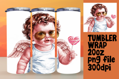 Trendy 20oz Tumbler Wrap File , Cupid Product Image 1