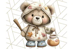 Thanksgiving Woodland Animals Clipart PNG Product Image 2