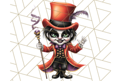 Spooky Carnival Characters Clipart PNG, Halloween Clipart Product Image 2