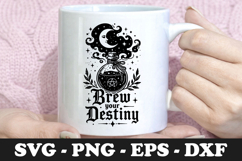 Brew Your Destiny Potion Bottle SVG Design Product Image 1