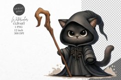 Halloween clipart, Cat clipart, Autumn clipart Product Image 1