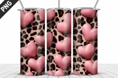 Valentines Love Skinny Tumbler PNG Wrap| Valentines Tumbler Product Image 3