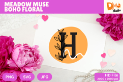 Meadow Muse Boho Floral Monogram Product Image 1