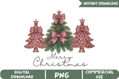 Glam Merry Christmas Sublimation, Christmas Png Product Image 1