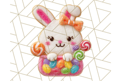Halloween Bunny Cookie Clipart, Frosted Cookie Bunnies Png Product Image 2
