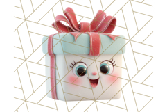 Kawaii Christmas Yeti PNG Clipart, Cute Bigfoot Holiday Art Product Image 2