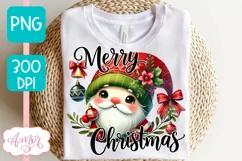 Merry Christmas PNG sublimation | Christmas gnome shirt PNG Product Image 1