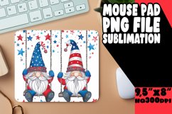 Liberty Gnome Mouse Pad Sublimation Wrap PNG Product Image 1