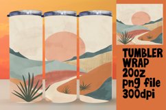 Minimalist Modern Boho Tumbler Wrap 20oz Product Image 1