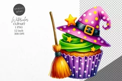 Halloween clipart, Cupcake clipart, Autumn clipart Product Image 1