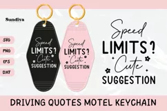 Funny Driving Motel Keychain SVG Vol.2 | Cute Suggestion Product Image 1