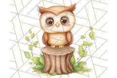 Woodland Nursery Baby Animals And Fantasy Forest PNG Clipart Product Image 2