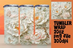 Burst of Spring Sublimation Tumbler Wrap 20oz Product Image 1