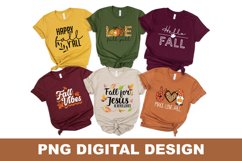 Love Fall Christian PNG Sublimation Design Product Image 1