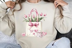 Watercolor Valentine Clipart PNG Product Image 1