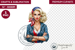 4th of July PNG independence day Patriotic Americana clipart Product Image 1
