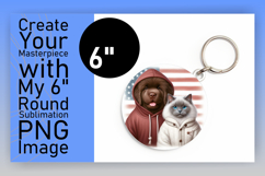 Creative Circle PNG Sublimation Design , Dog and cat Product Image 1