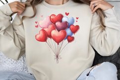 Cute Watercolor Valentines Day Clipart PNG Product Image 1