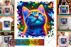 Stylish Tote Bag Magic PNG, Cat Product Image 1